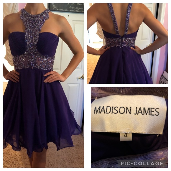 Madison James, size 4, purple, pageant, appearance - Picture 1 of 1